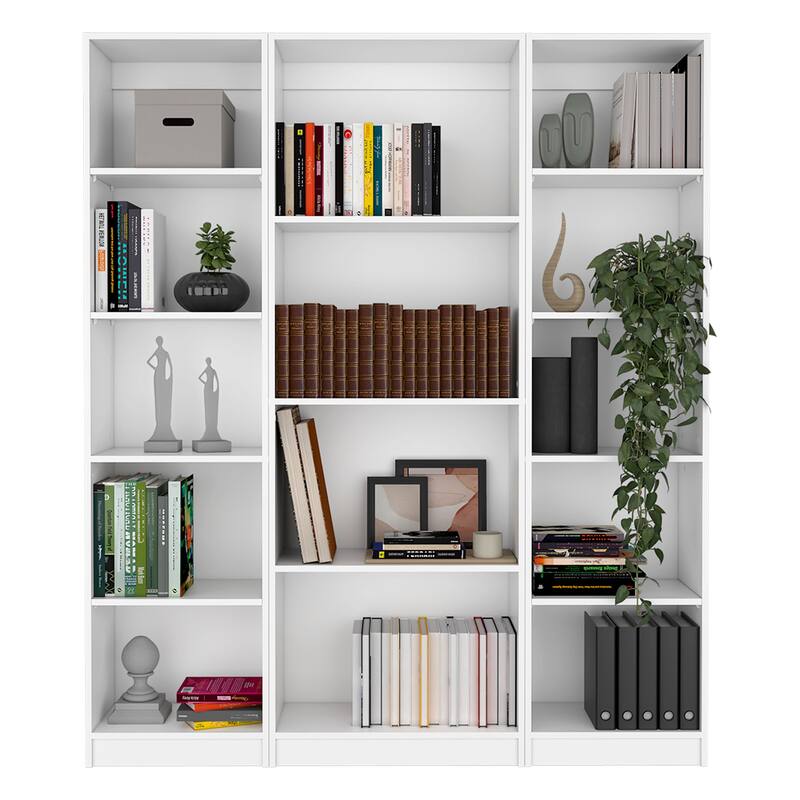 Kenyon 60" Wide 4-Shelf Bookcase Set of 3