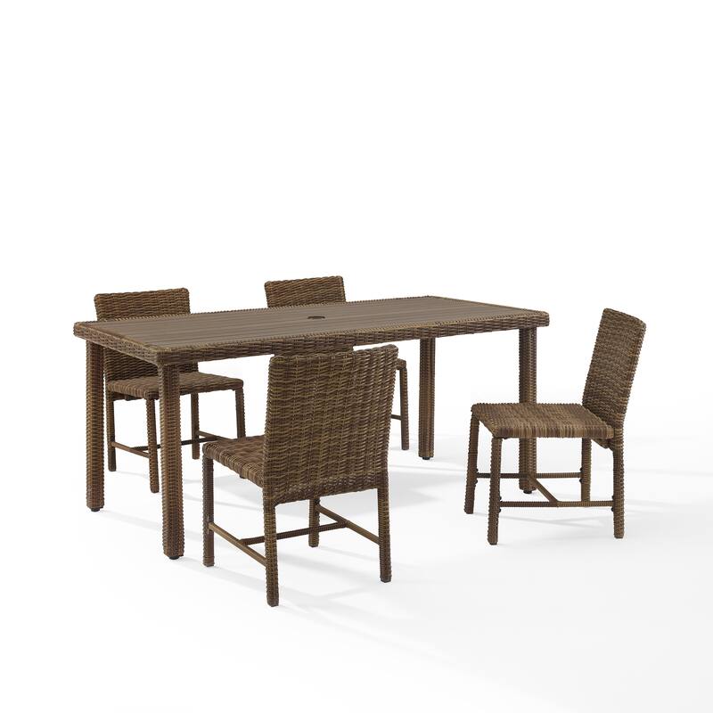 Crosley Bradenton 5Pc Outdoor Wicker Dining Set