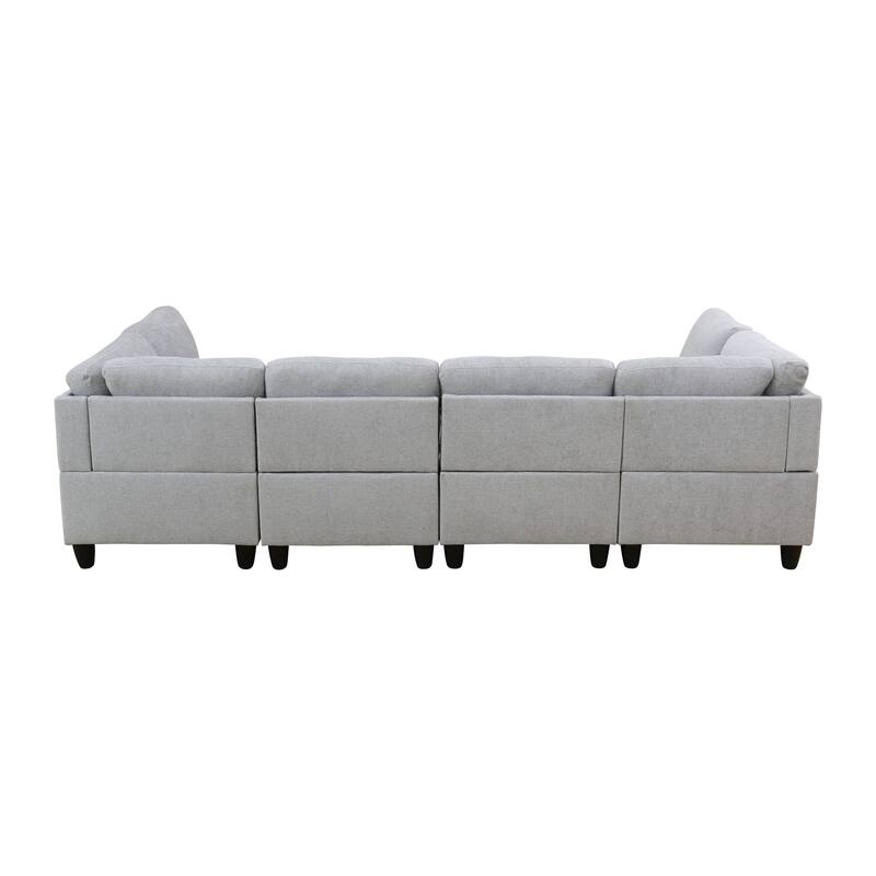 Convertible Modular Sofa Bed with Ergonomic Recline and Space-Saving Design