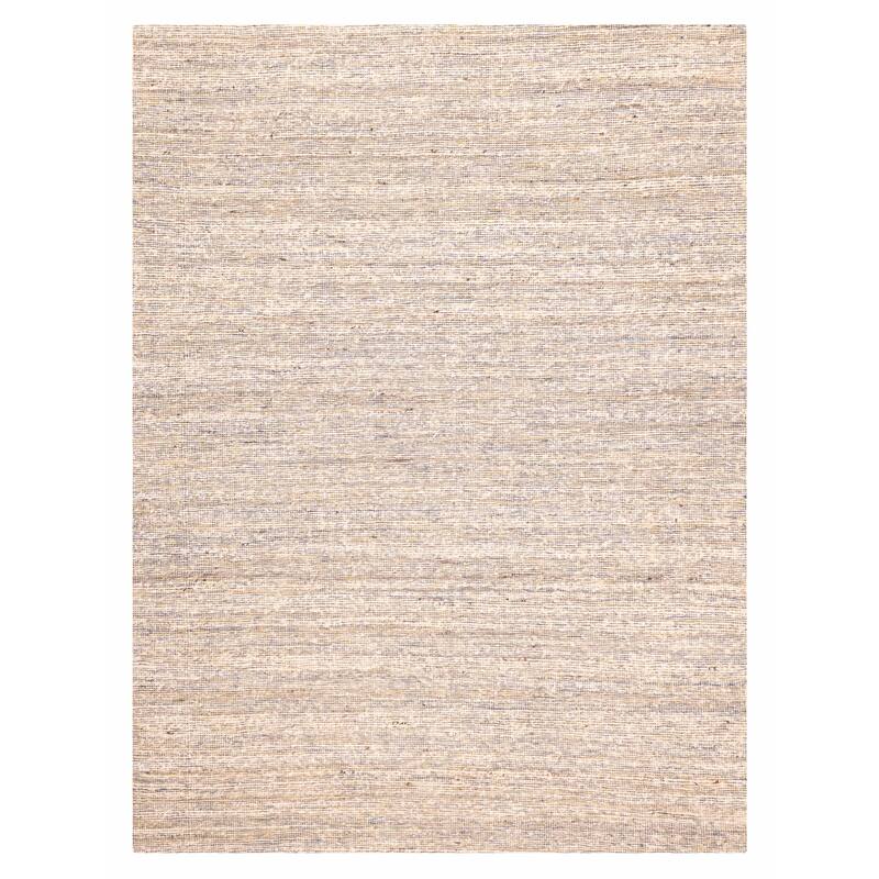 ECARPETGALLERY Braid weave Sienna Ivory Wool Kilim - 7'11 x 10'0