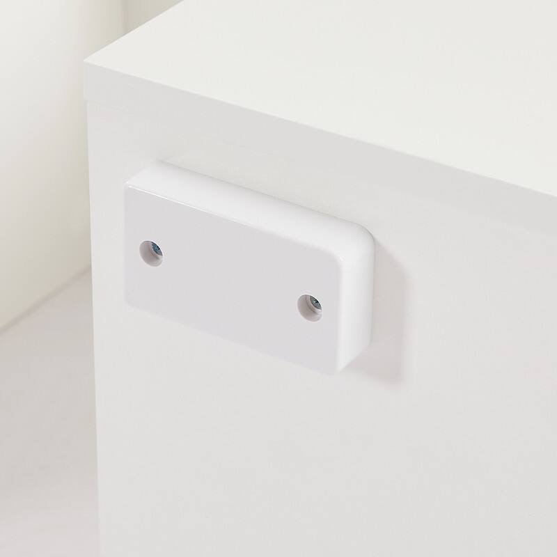 Modern TV Stand with RGB LED Lights & Remote, Tempered Glass Shelves