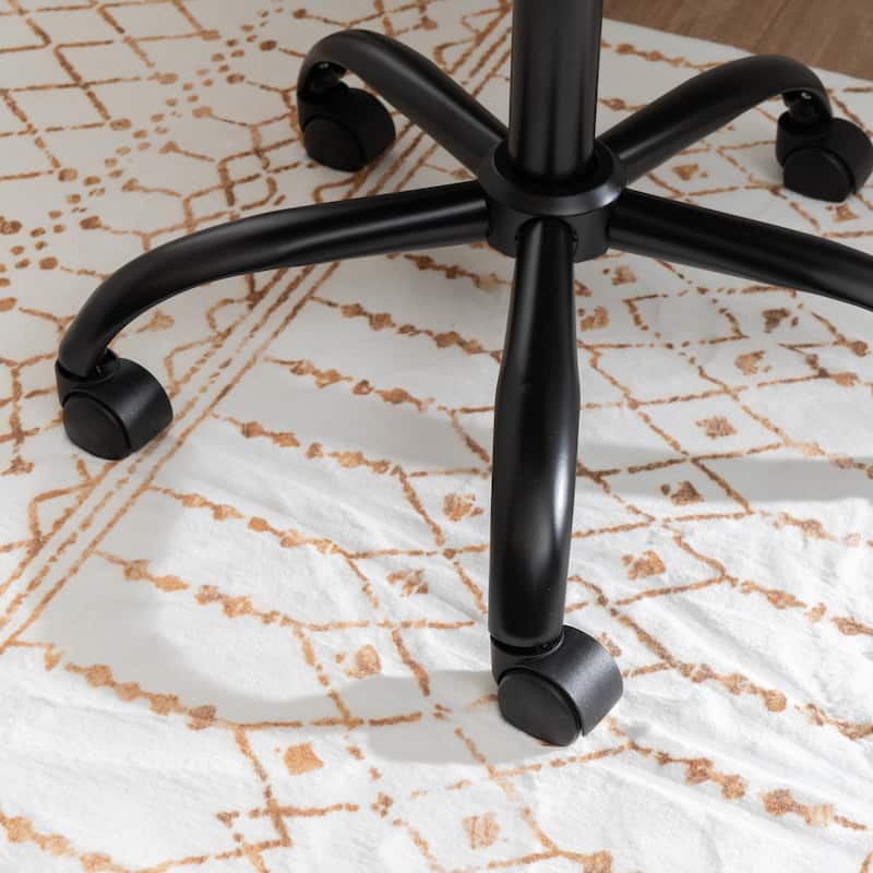 Linon Skyla Adjustable Height Swivel Office Chair