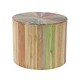 preview thumbnail 17 of 32, Arcilla Elemental - White Wood Tray Top Boat Accent Table