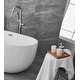preview thumbnail 21 of 173, Adler Soaking Bathtub in Glossy White