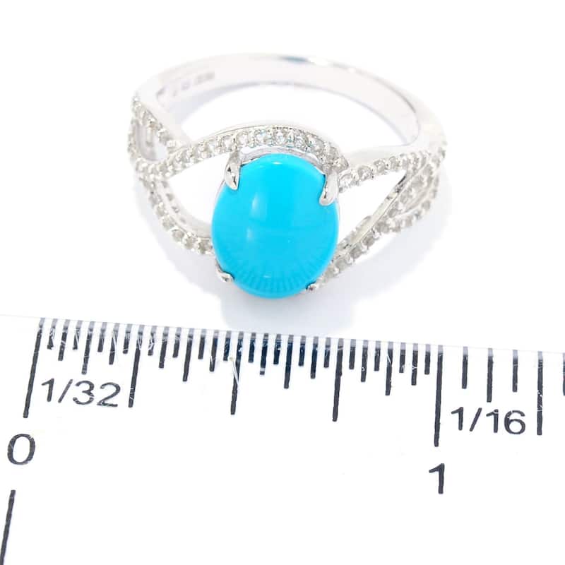 Sonora Beauty Turquoise Gemstone Ring, 925 Sterling Silver Ring