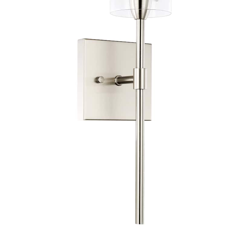 Light Society Montreal Clear Glass Wall Sconce