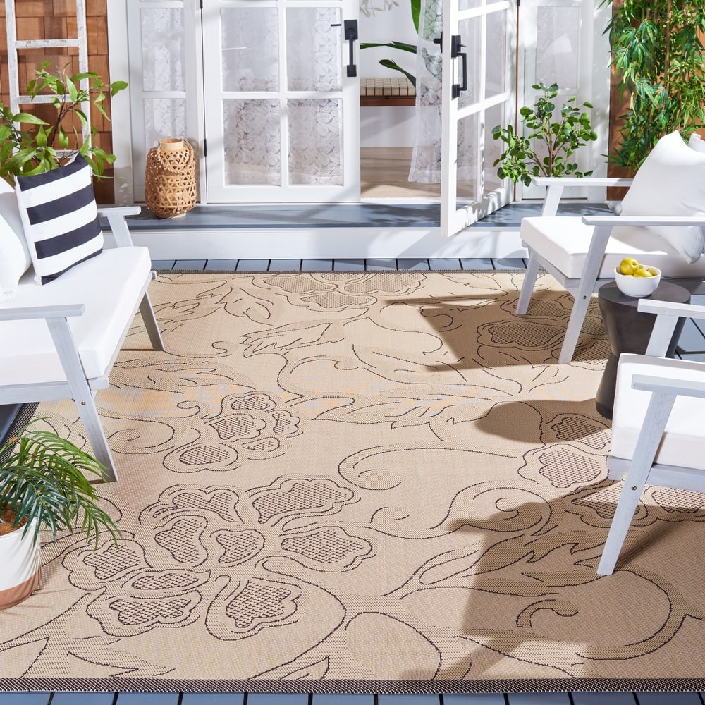 SAFAVIEH Courtyard Yaren Indoor/ Outdoor Waterproof Patio Backyard Rug