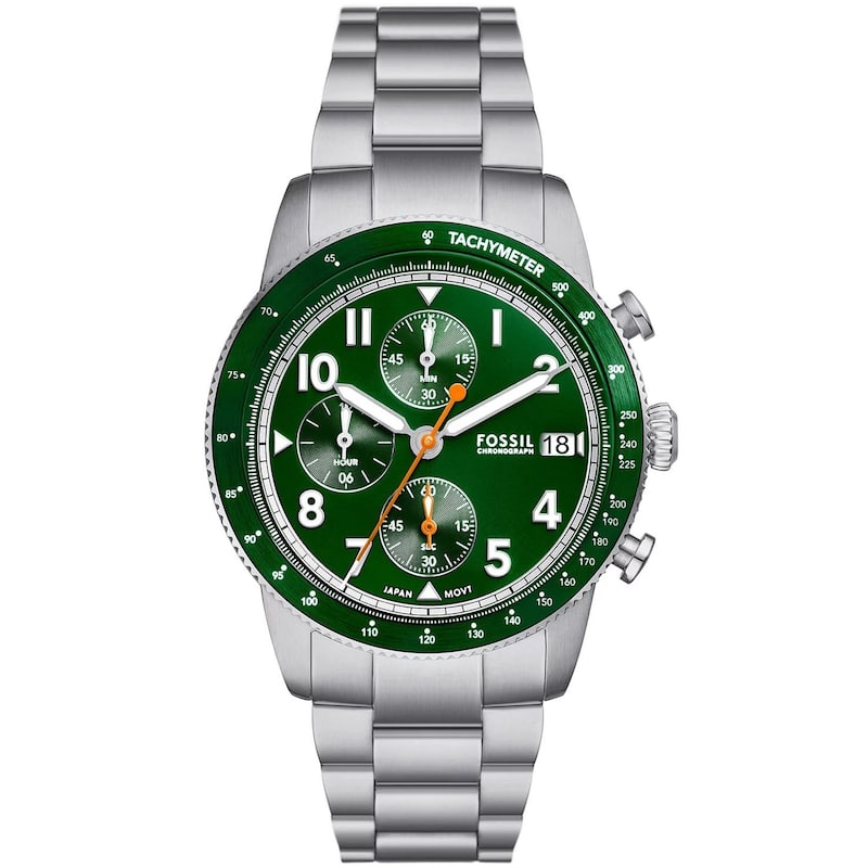Fossil Men's Sport Tourer Green Dial Watch - FS6048 - 6 (36)