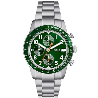 Fossil Men's Sport Tourer Green Dial Watch - FS6048 - 6 (36)