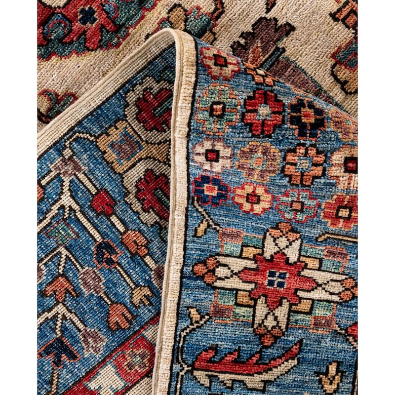 Serapi One-of-a-Kind Hand-Knotted Area Rug - Ivory - 8' 1" x 9' 11"