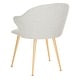 preview thumbnail 10 of 8, SAFAVIEH Couture Edmond Arm Chair - 23" x 24" x 30"