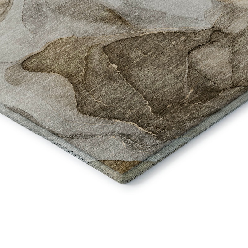 Premium Washable Super Soft Abstract Watercolor Mayfield Rug