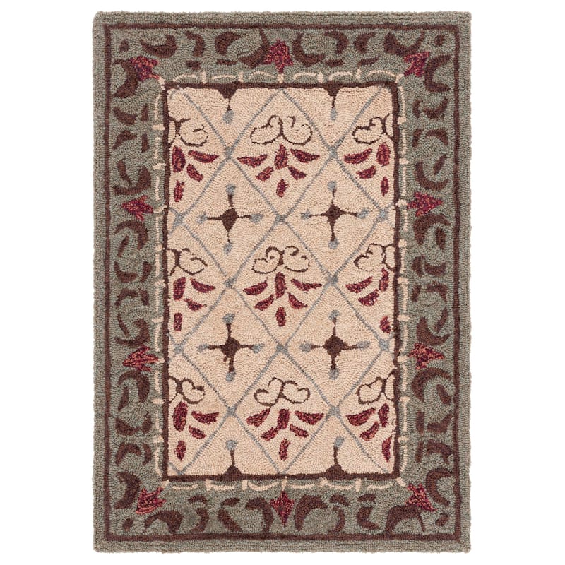 SAFAVIEH Handmade Easy Care Jagodinka Oriental Rug - 2' x 3' - Beige/Red
