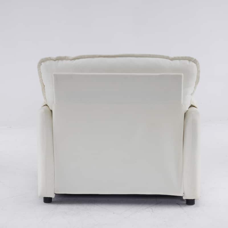 Chenille Oversized Lounge Chair with Thick Cushions and High Back Support Wide Seat