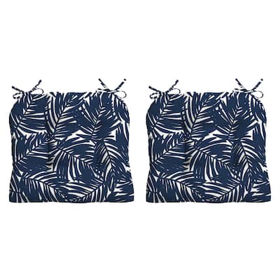 ARDEN earthFIBER Outdoor Wicker Chair Cushion, 2 Pack, 20 x 18