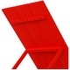 preview thumbnail 17 of 113, Shoreside Modern Poly Eco-Friendly All Weather Reclining Chaise Lounge With Wheels and Side Table (2-Piece Set)