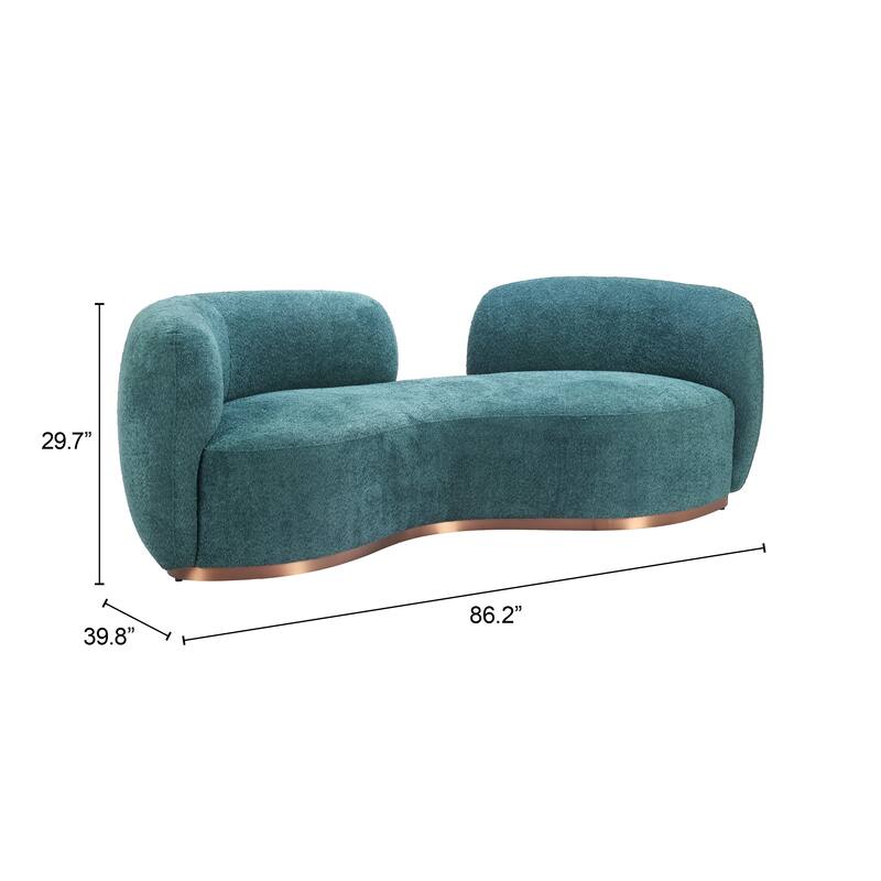 Jamela Sofa Teal - Teal