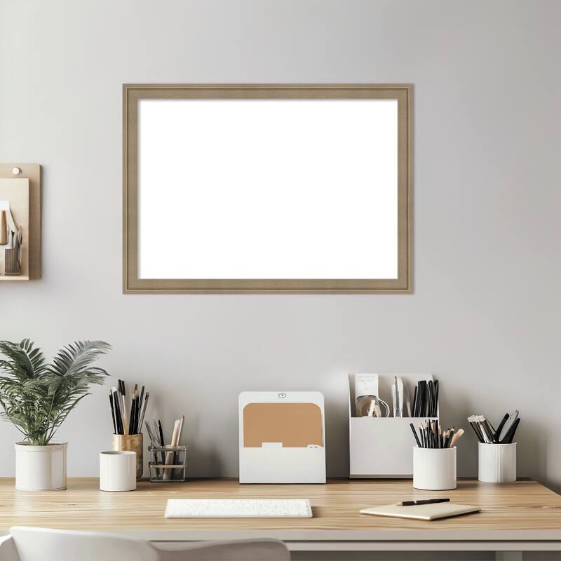 Amanti Art Florence Gold Framed Dry Erase Magnetic Board