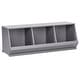 preview thumbnail 100 of 184, Riley Modular Stacking Storage Bins by iNSPIRE Q Junior 3 Boxes - Grey