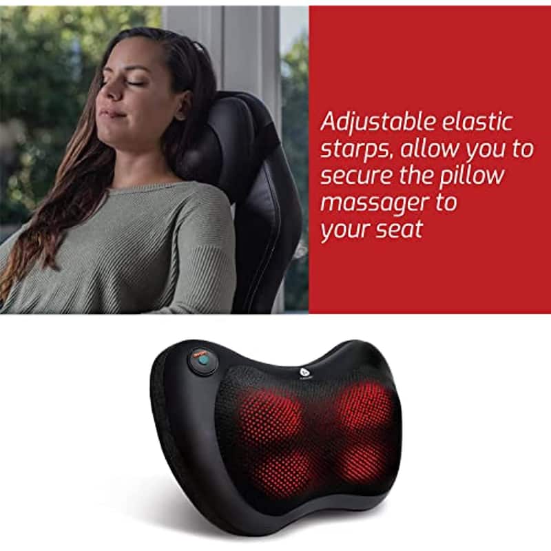 Pursonic Shiatsu Heating Neck & Back Massager - N/A