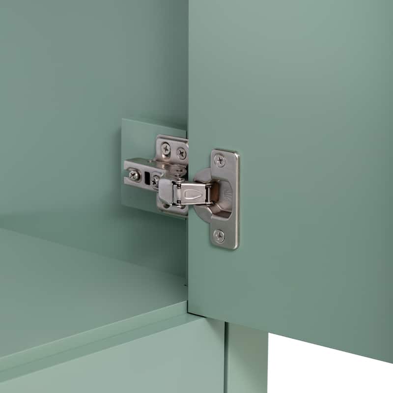 Bathroom Vanity with Sink Top Combo, Storae Cabinet with Soft Closing Doors, Single Sink Cabinet with Drawer and Storage Shelf
