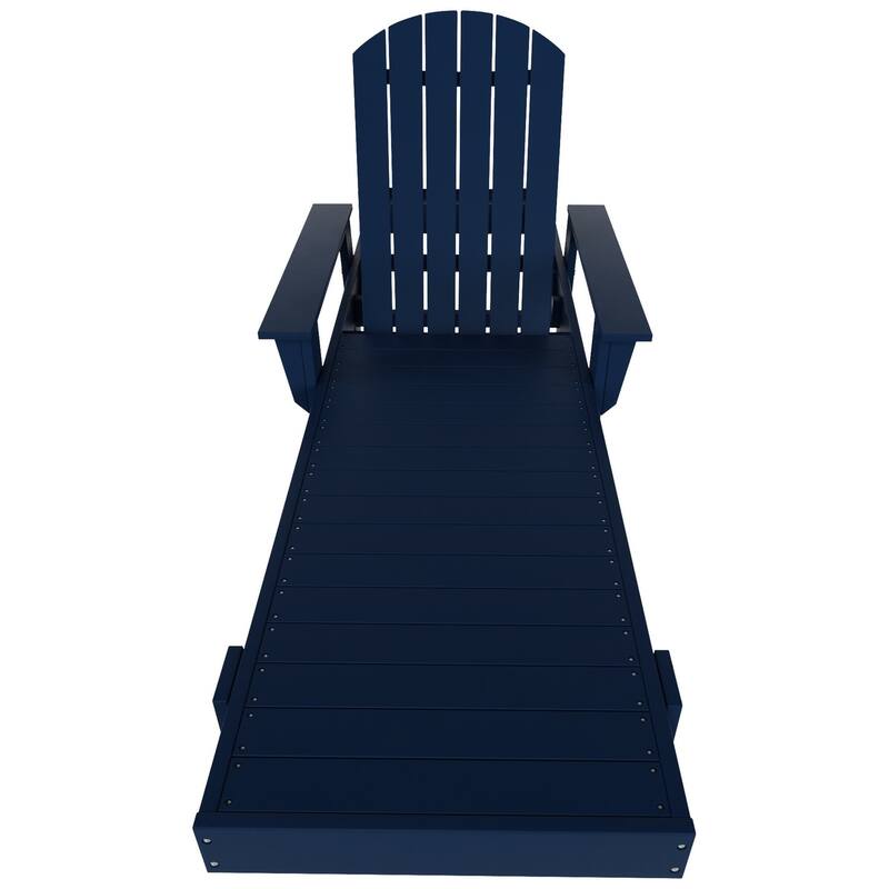 Polytrends Altura Poly Eco-Friendly All Weather Reclining Chaise Lounge with Arms