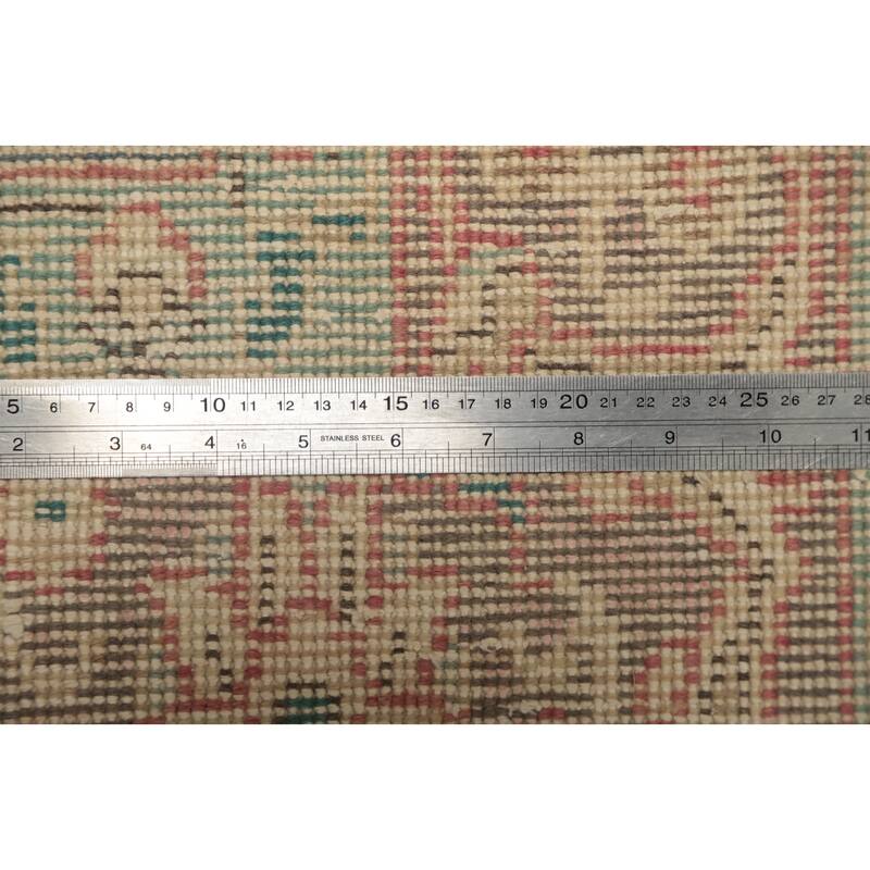 Hand Knotted Oriental 100% Wool Carpet Traditional Floral Brown Tabriz Area Rug - 6' 6'' X 4' 7''