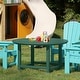 preview thumbnail 42 of 180, Polytrends Laguna Kids Outdoor 38" Round Poly Dining Table for Children