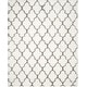 preview thumbnail 14 of 62, SAFAVIEH Handmade Barcelona Shag Attie Polyester Rug 6' x 9' - Ivory/Silver - Rectangle