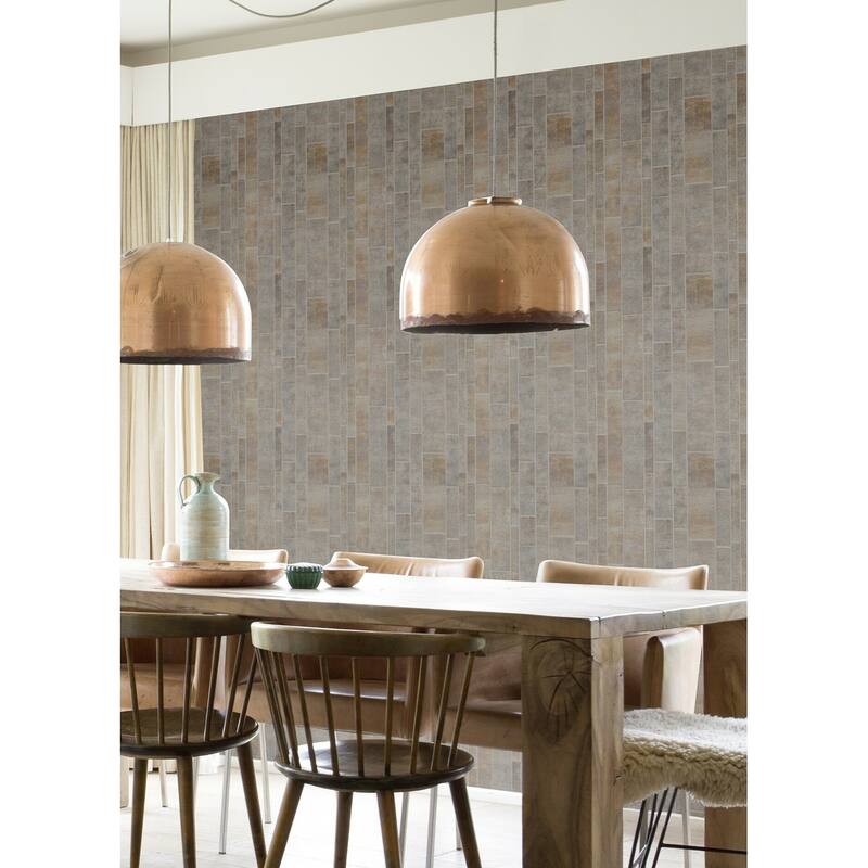 Advantage Redmond Sterling Textured Geometric Wallpaper