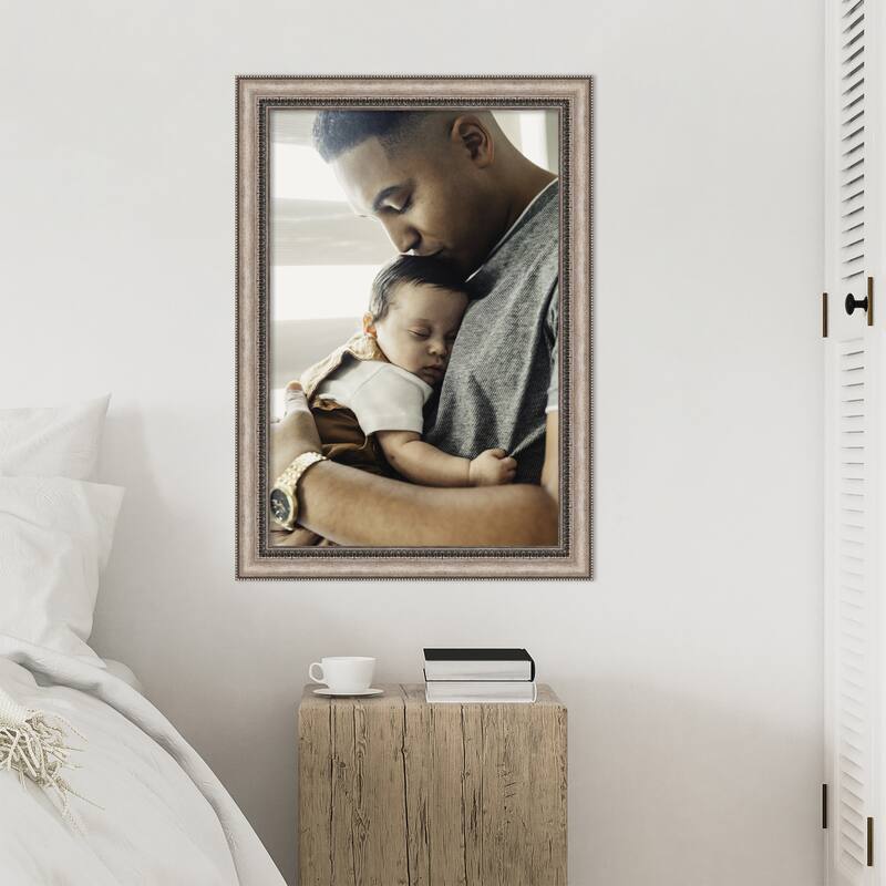 Lyla Ornate Silver Framed Picture Frame, Photo Frame