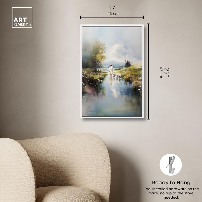 Caretaker's Calm Crossing II Canvas by Art Remedy