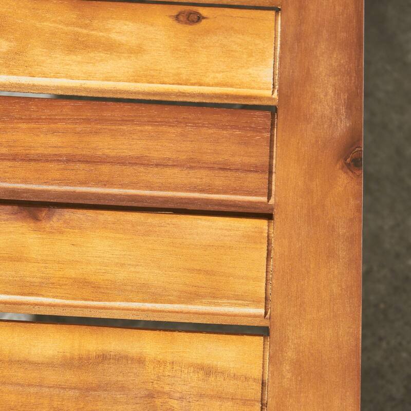 Hopkins Industrial Wood And Metal Bench