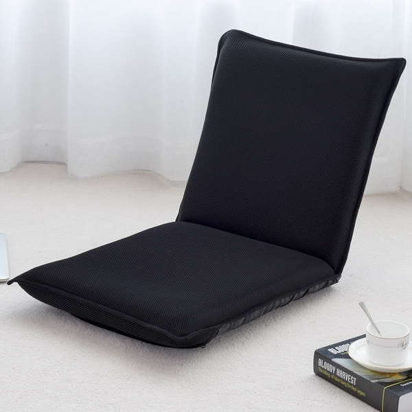 Black floor chair sales