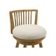 preview thumbnail 53 of 64, Harper Modern Swivel Bar Stool, Upholstered Counter Height Chair with Solid Wood Frame