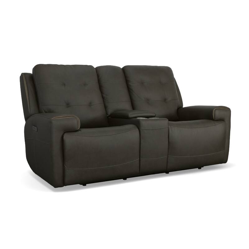 Iris Zero Gravity Power Reclining Loveseat with Console & Power Headrests by Flexsteel