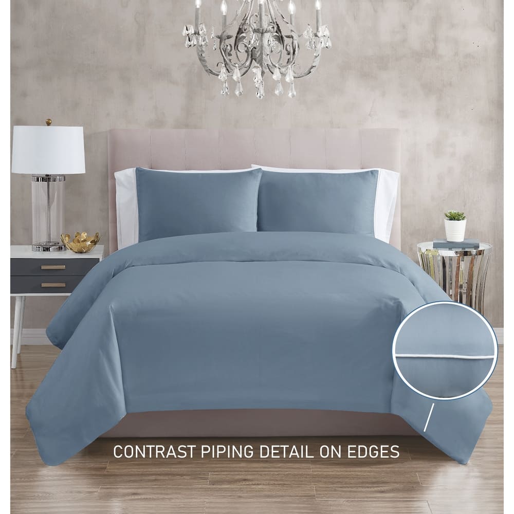 Christian Siriano NY® 300TC Cotton Sateen 3 Piece Duvet Cover Set