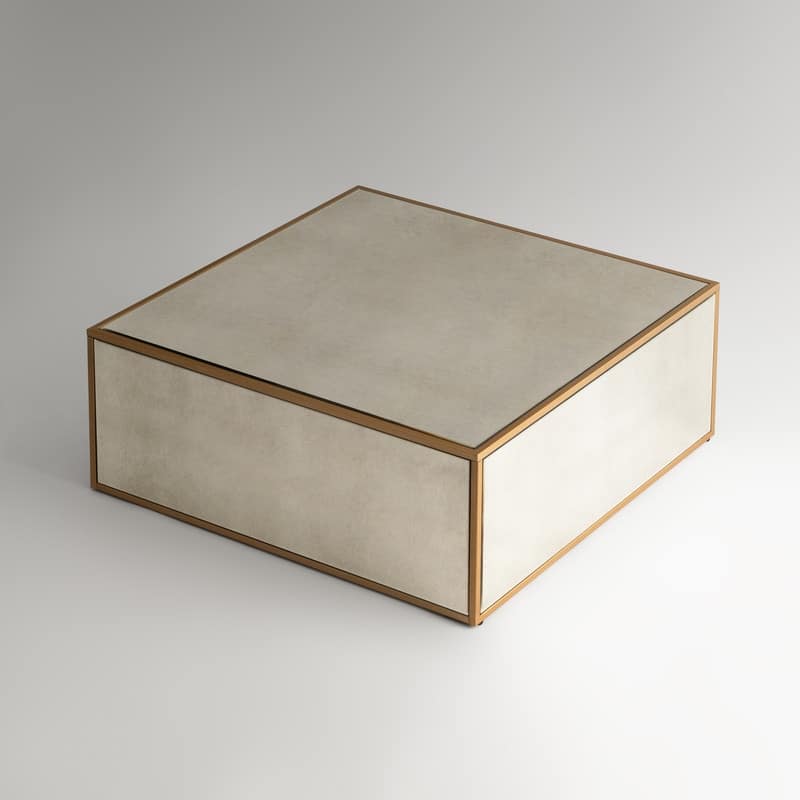 Vintage Mirror Square Coffee Table