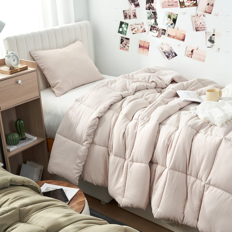 Beachfront Avenue® - Coma Inducer® Oversized Cooling Comforter Set - Twin XL - Gray Taupe