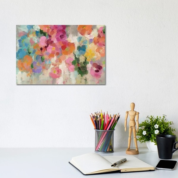 slide 2 of 4, iCanvas "Colorful Garden I" by Silvia Vassileva Canvas Print 8x12x0.75