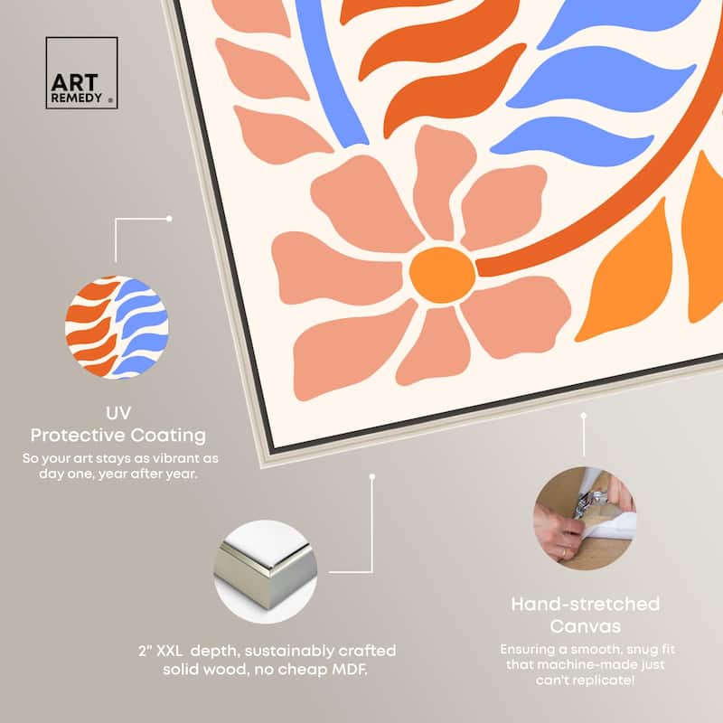 Floral Vine II Canvas by Art Remedy