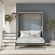 preview thumbnail 17 of 33, Signature Sleep Paramount Queen Murphy Bed, Black Oak