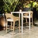 preview thumbnail 3 of 3, Uttermost Montellano White Outdoor Bar Table