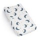 preview thumbnail 1 of 4, Sweet Jojo Designs Moon and Star Boy, Girl, Unisex/Gender Neutral Changing Pad Cover Sheet - Watercolor, Celestial, Outer Space