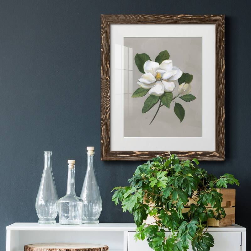 Botanical Magnolia-Premium Framed Print - Ready to Hang