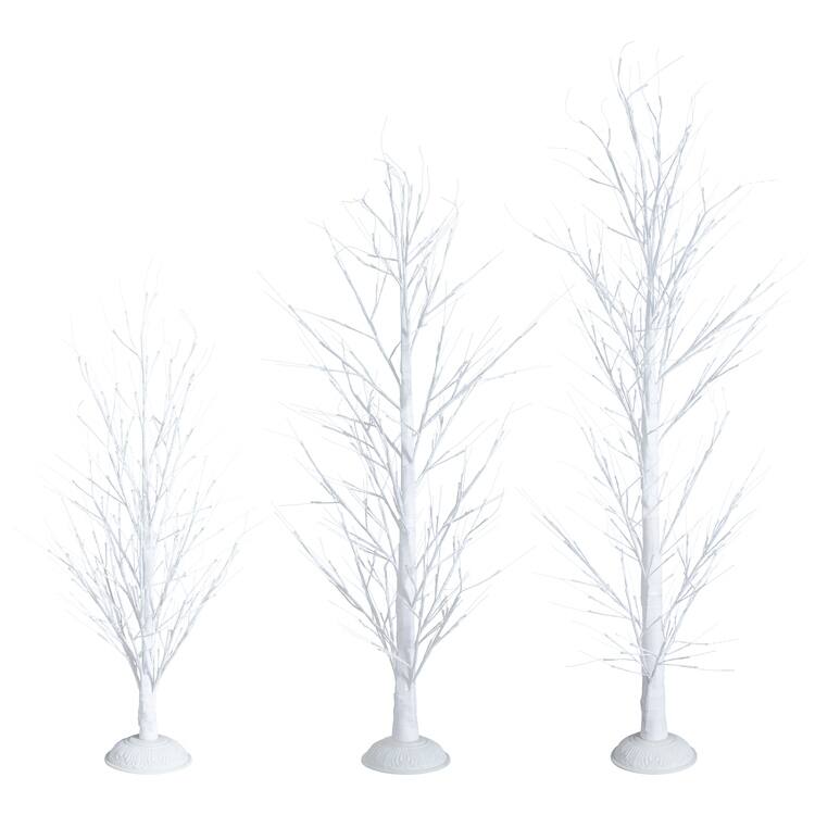 Birch Christmas Tree Set Of Three