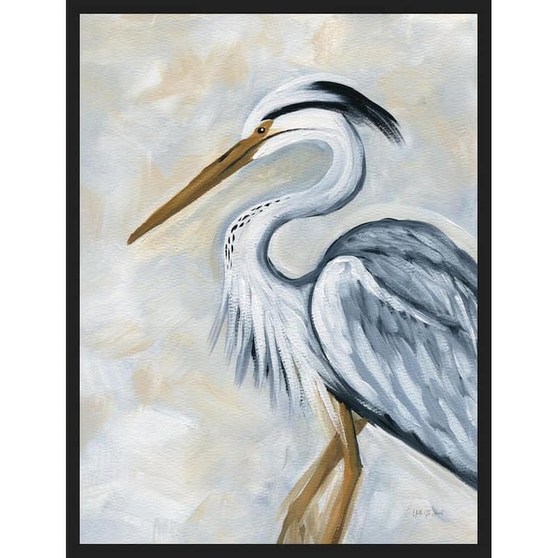 Blue Heron Framed Poster