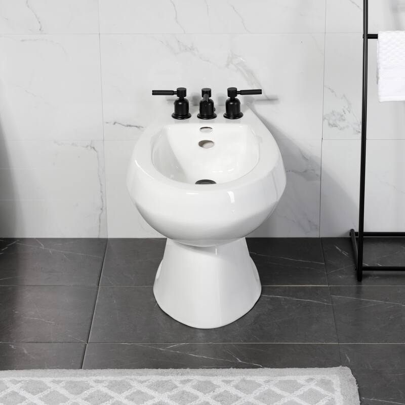 Legacy Three-Handle Deck Mount Bidet Faucet