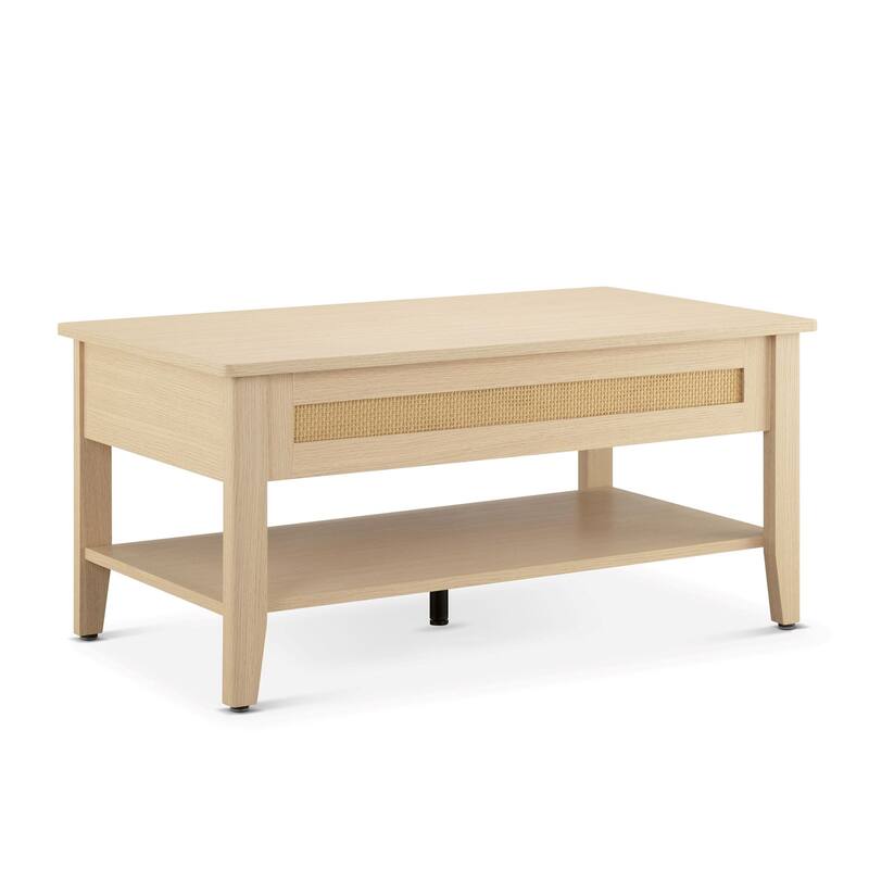Chelsea Square Lennox Lift-Top Rattan Coffee Table - 19x16