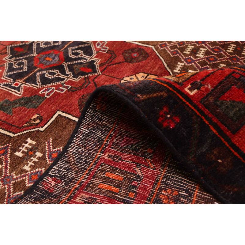 ECARPETGALLERY Hand-knotted Anatolian Vintage Brown Wool Rug - 4'3 x 7'10
